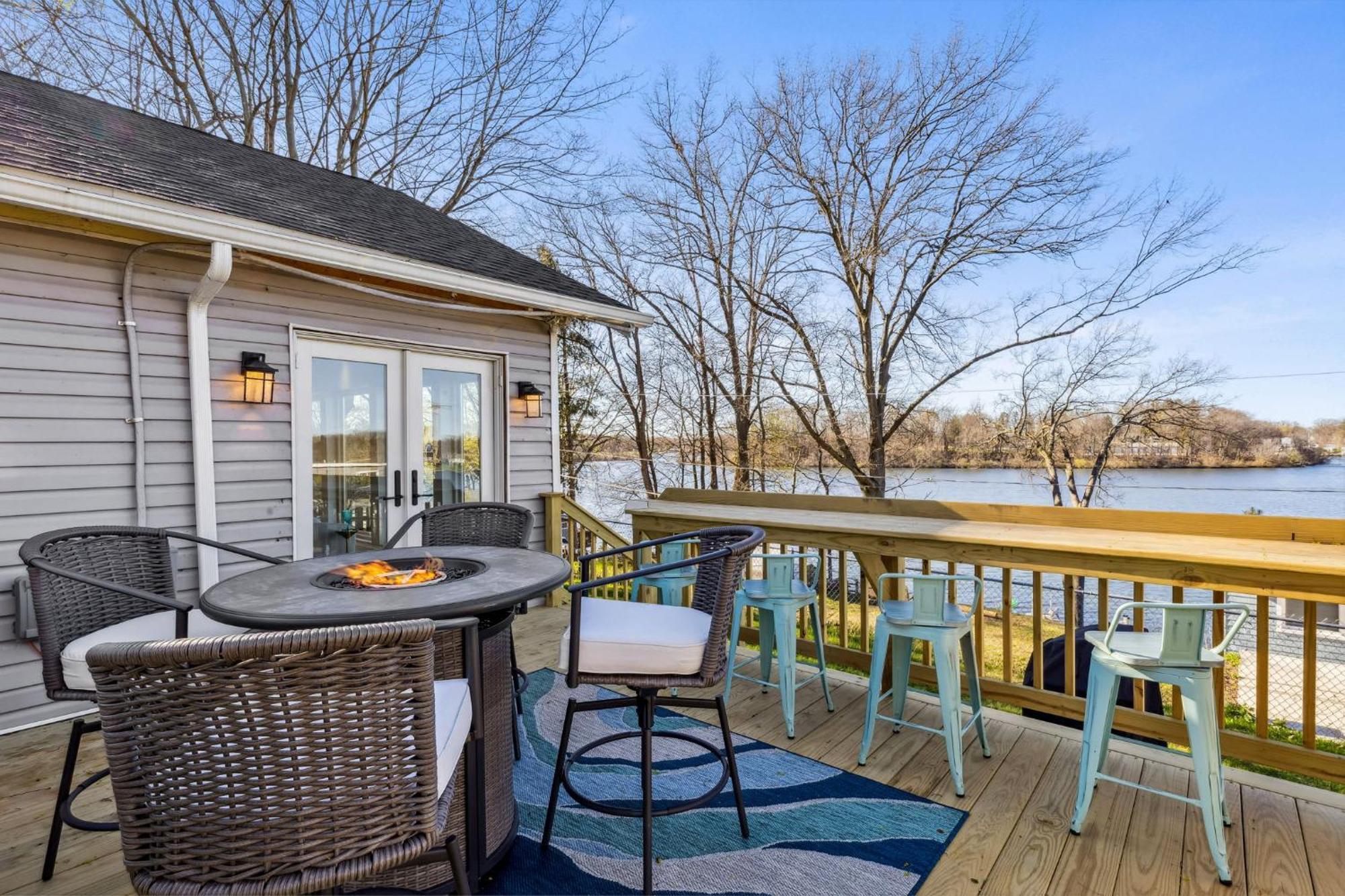 Hilltop Lakehouse - Free Kayaks Deck Plx Vila Akron Exterior foto